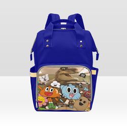 amazing world of gumball diaper bag backpack