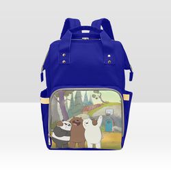 we bare bears diaper bag backpack