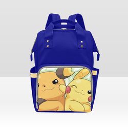 pikachu and raichu diaper bag backpack