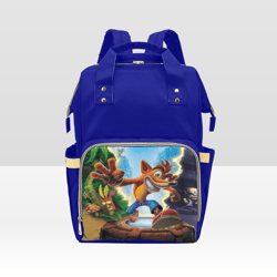 crash bandicoot diaper bag backpack