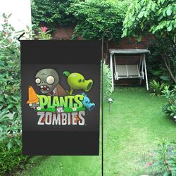 plants vs zombies garden flag