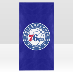 philadelphia 76ers beach towel