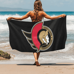 ottawa senators beach towel