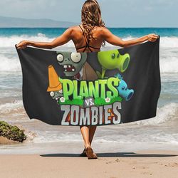 plants vs zombies beach towel
