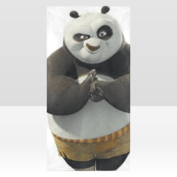 kung fu panda beach towel