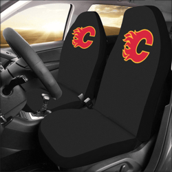 Calgary Flames Car Seat Covers Set of 2 Universal Size