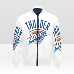 oklahoma city thunder bomber jacket