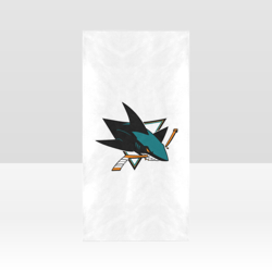 san jose sharks beach towel