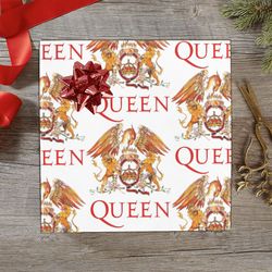 queen gift wrapping paper