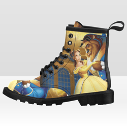 beauty and the beast vegan leather boots