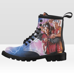 back to the future vegan leather boots