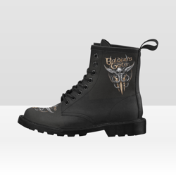 baldur's gate vegan leather boots