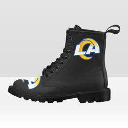 los angeles rams vegan leather boots