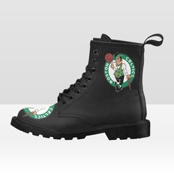 boston celtics vegan leather boots