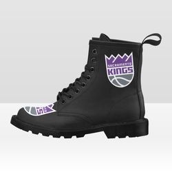 sacramento kings vegan leather boots