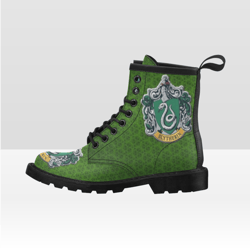 slytherin vegan leather boots