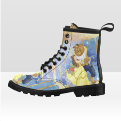 beauty and beast vegan leather boots