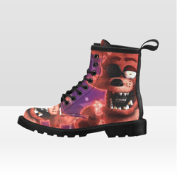 foxy fnaf five nights at freddy's vegan leather boots