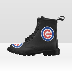 chicago cubs vegan leather boots