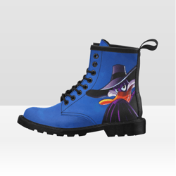 darkwing duck vegan leather boots