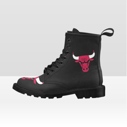 chicago bulls vegan leather boots