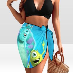 Monsters Inc Beach Sarong Wrap