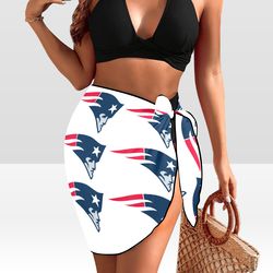 new england patriots beach sarong wrap