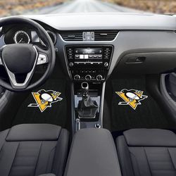 pittsburgh penguins front car floor mats set of 2