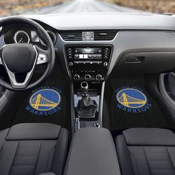 golden state warriors front car floor mats set of 2