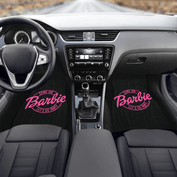 come on barbie lets go party front car floor mats set of 2