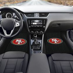 san francisco 49ers front car floor mats set of 2