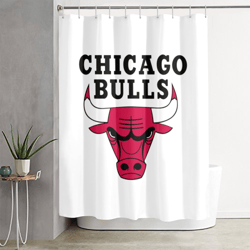 chicago bulls shower curtain