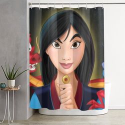 mulan shower curtain