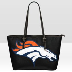 Denver Broncos Leather Tote Bag