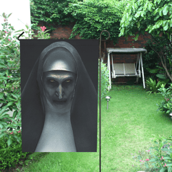 the nun garden flag