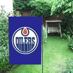 edmonton oilers garden flag