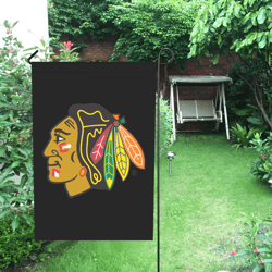 chicago blackhawks garden flag