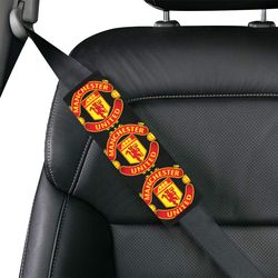 manchester united car seat belt cover