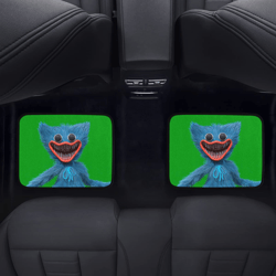 huggy wuggy back car floor mats set of 2