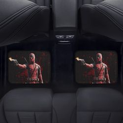 Deadpool Back Car Floor Mats Set Of 2