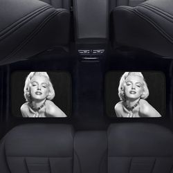 marilyn monroe back car floor mats set of 2