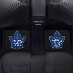 toronto maple leafs back car floor mats set of 2