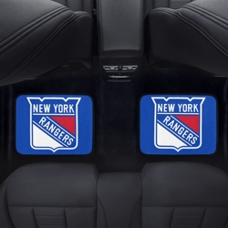 new york rangers back car floor mats set of 2