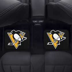 pittsburgh penguins back car floor mats set of 2