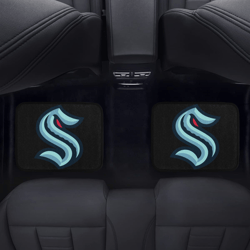 seattle kraken back car floor mats set of 2