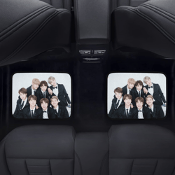 bts back car floor mats set of 2