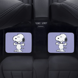 Snoopy Back Car Floor Mats Set Of 2