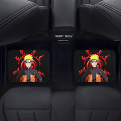 naruto back car floor mats set of 2