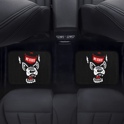 Nc State Wolfpack Back Car Floor Mats Set Of 2