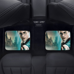 harry potter back car floor mats set of 2